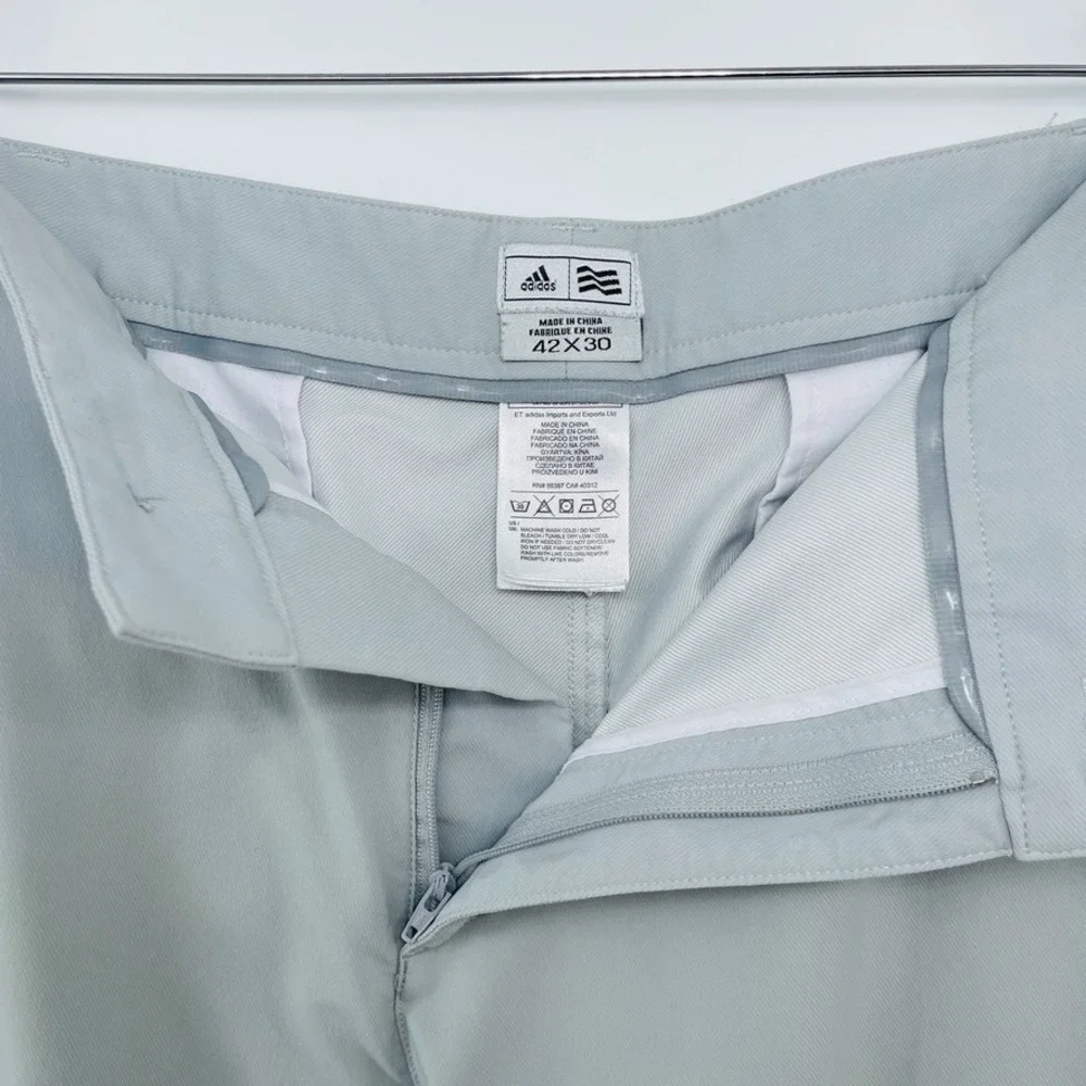 Adidas Golf Pants Men Fits *42x29 Gray READ‎